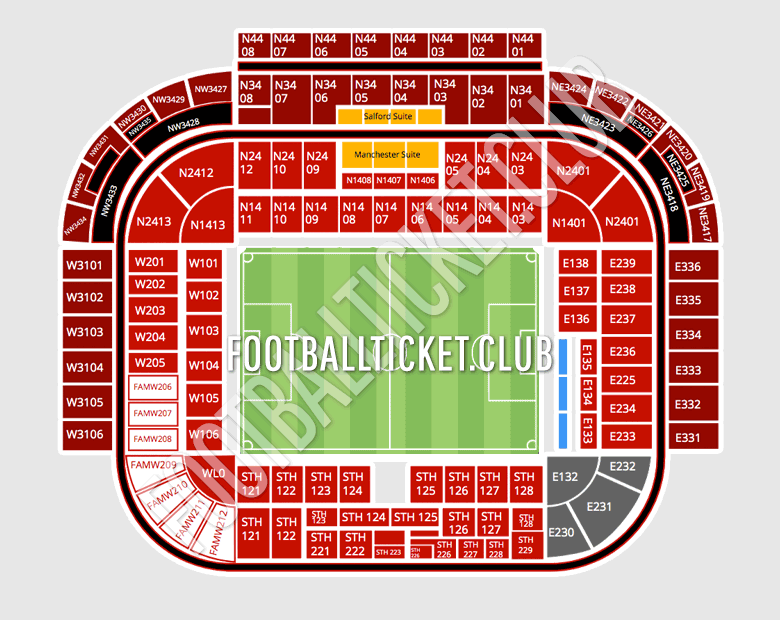 Man Utd Schedule - Manchester United Blank Football Tickets Collection